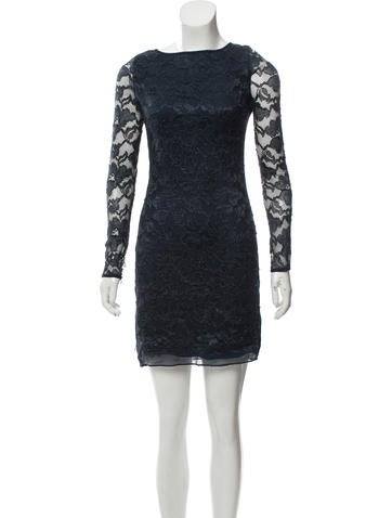 Diane von Furstenberg Dresses Lace Pattern Mini Dress US 2 | XS