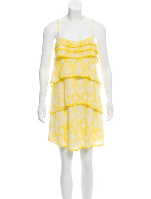 Diane von Furstenberg Ruffle-Accented Printed Mini