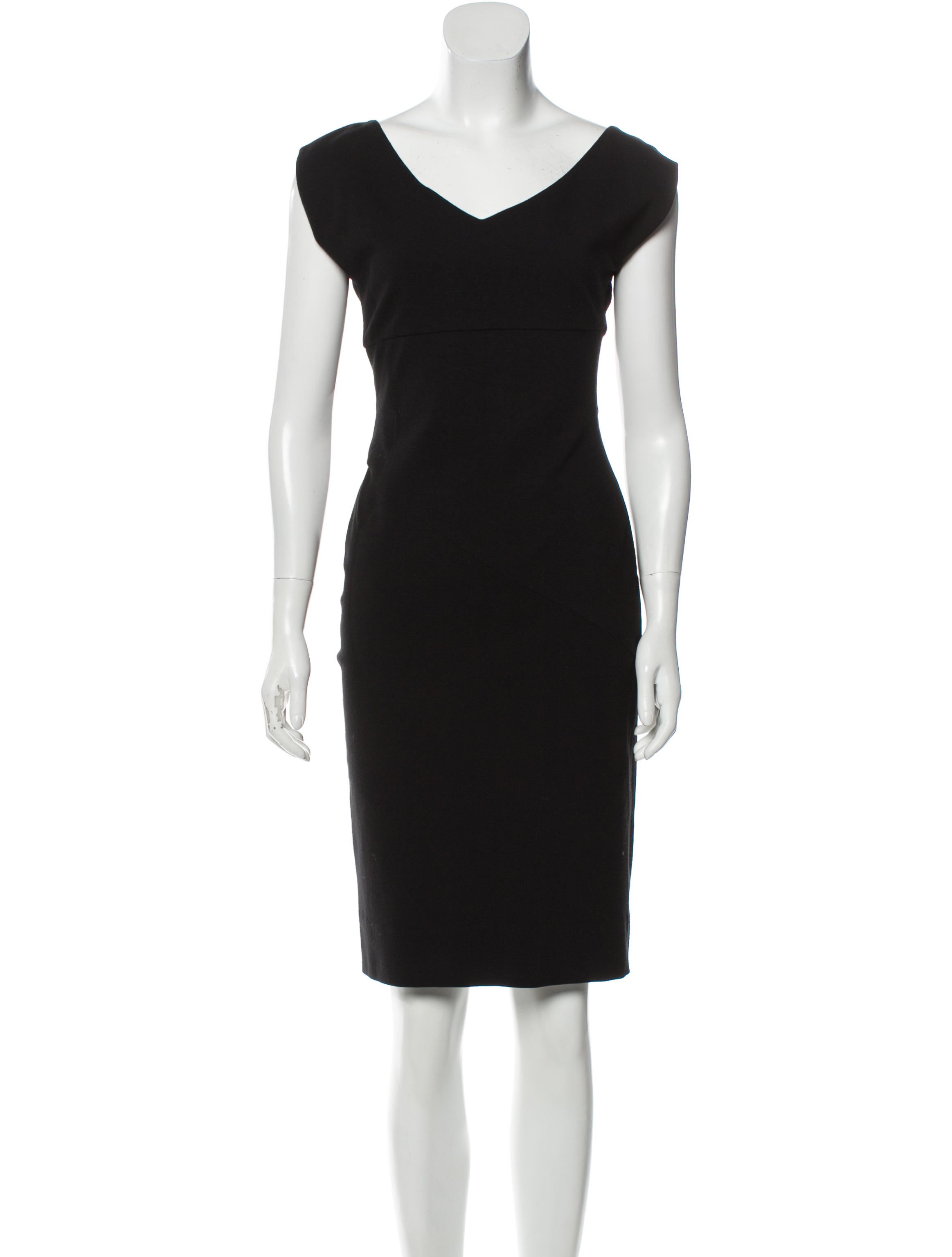 Diane von Furstenberg V-Neck Knee-Length Dress