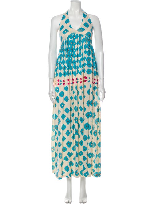 Diane von Furstenberg Linen Long Dress