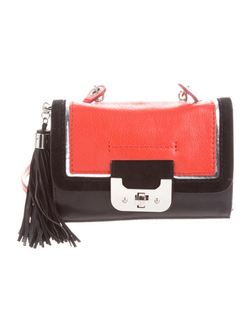 Diane von Furstenberg Leather Crossbody Bag Black