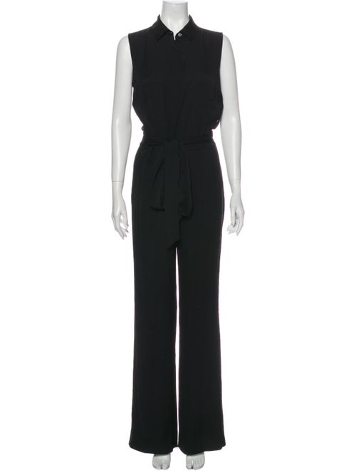 Diane von Furstenberg Silk Jumpsuit Black