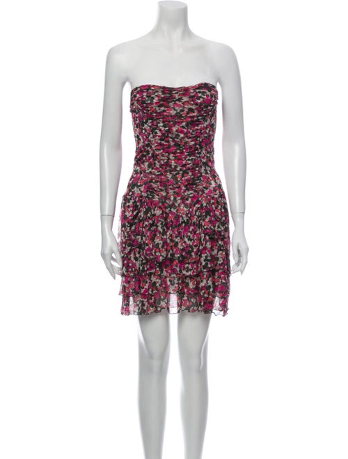 Diane von Furstenberg Silk Mini Dress Pink
