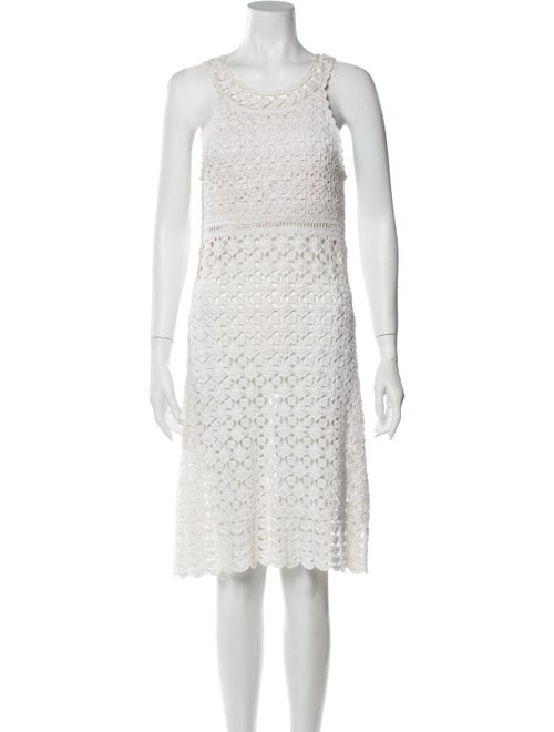 Diane von Furstenberg Lace Pattern Knee-Length Dre
