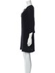 Diane von Furstenberg Tie Neck Mini Dress