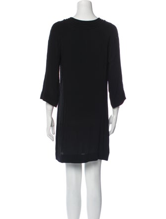 Diane von Furstenberg Tie Neck Mini Dress