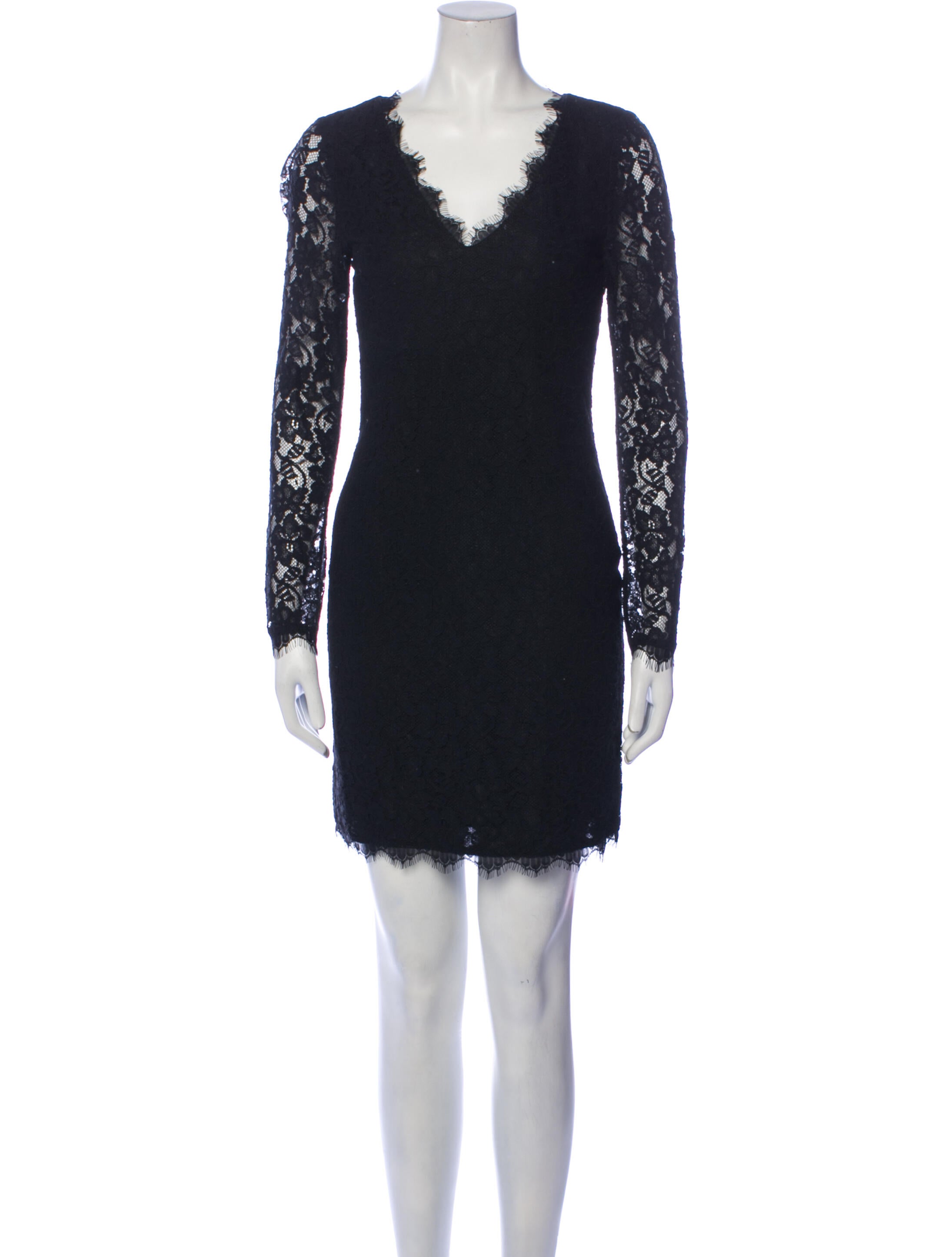 Diane von Furstenberg V-Neck Mini Dress