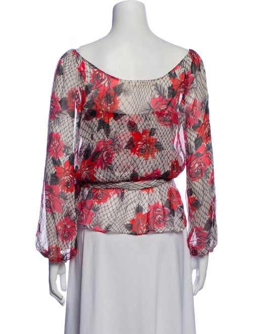Diane von Furstenberg Silk Printed Blouse