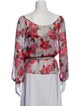 Diane von Furstenberg Silk Printed Blouse