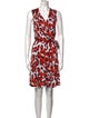 Diane von Furstenberg Printed Knee-Length Dress