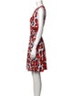 Diane von Furstenberg Printed Knee-Length Dress