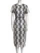 Diane von Furstenberg Lace Pattern Midi Length Dress
