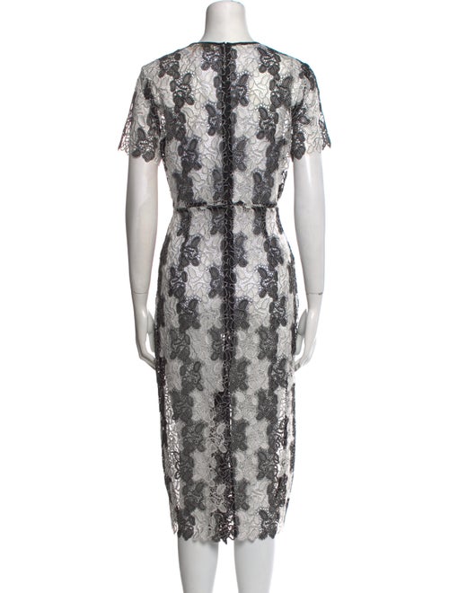 Diane von Furstenberg Lace Pattern Midi Length Dress
