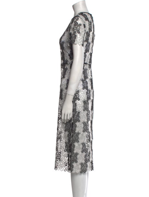 Diane von Furstenberg Lace Pattern Midi Length Dress
