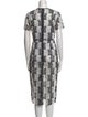 Diane von Furstenberg Lace Pattern Midi Length Dress