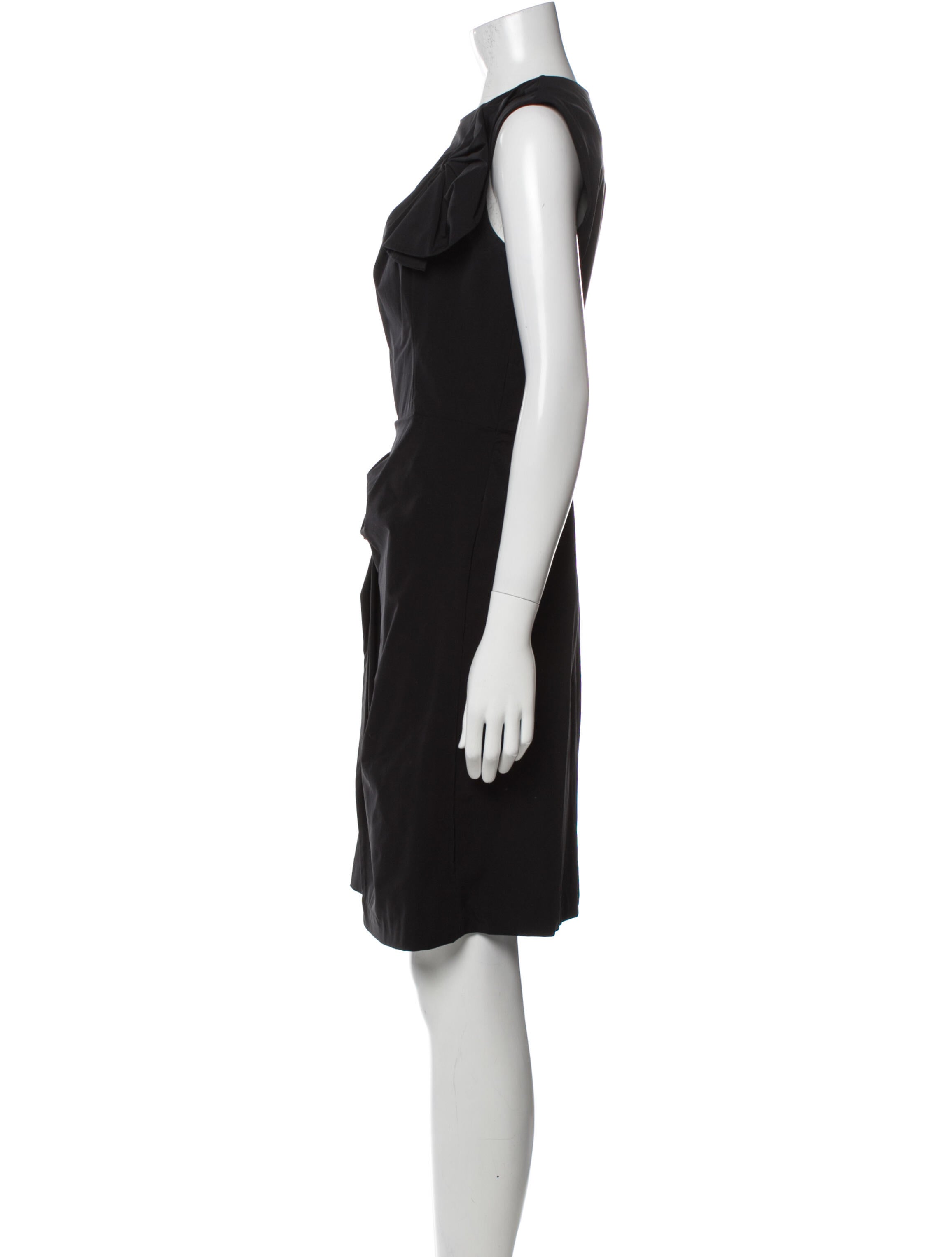 Fabulous Diane Von Furstenberg Dress UK 8 Black midi formal GM143