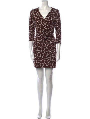 Diane von Furstenberg Dresses Printed Mini Dress US 6 | M