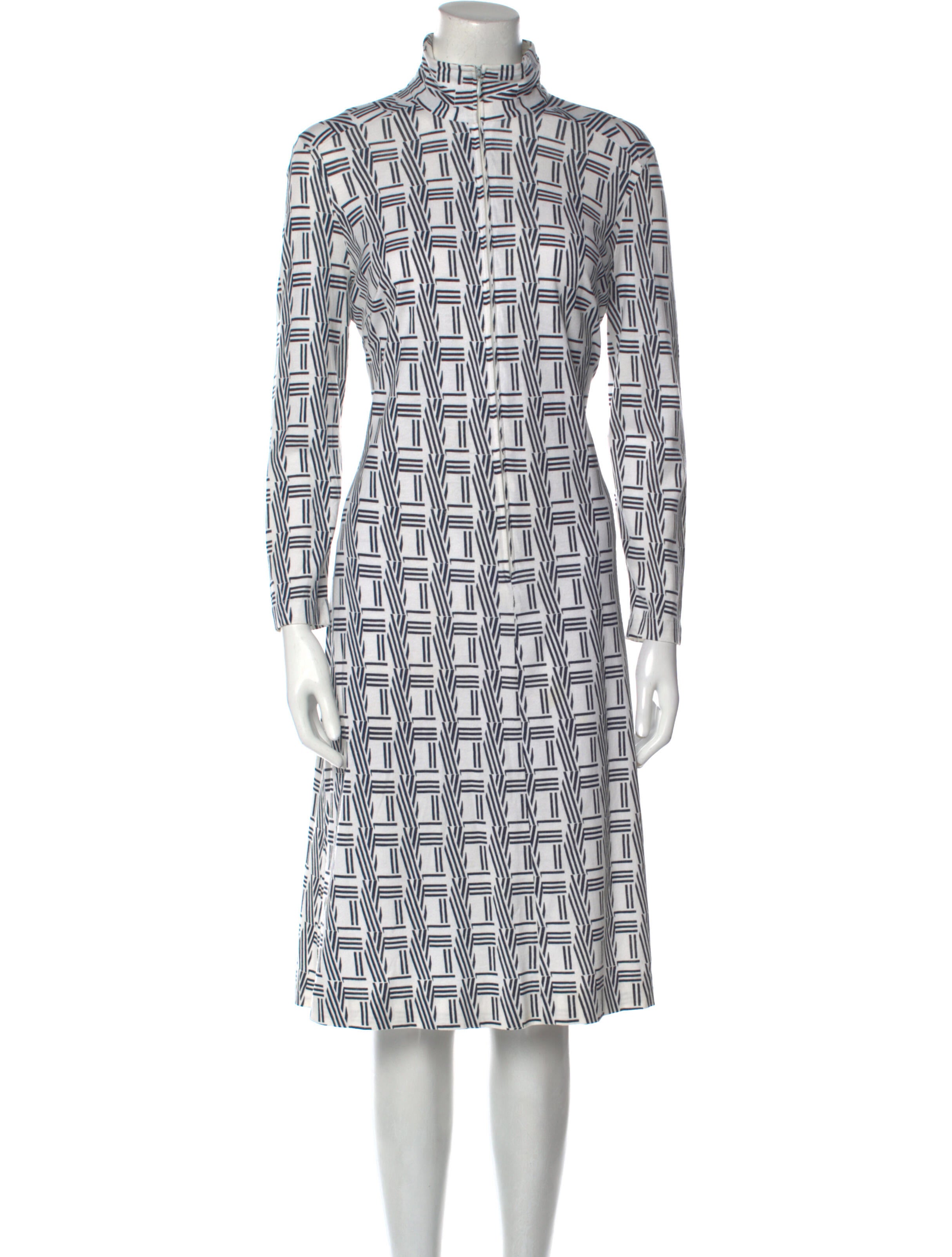 Diane von Furstenberg Printed Knee-Length Dress