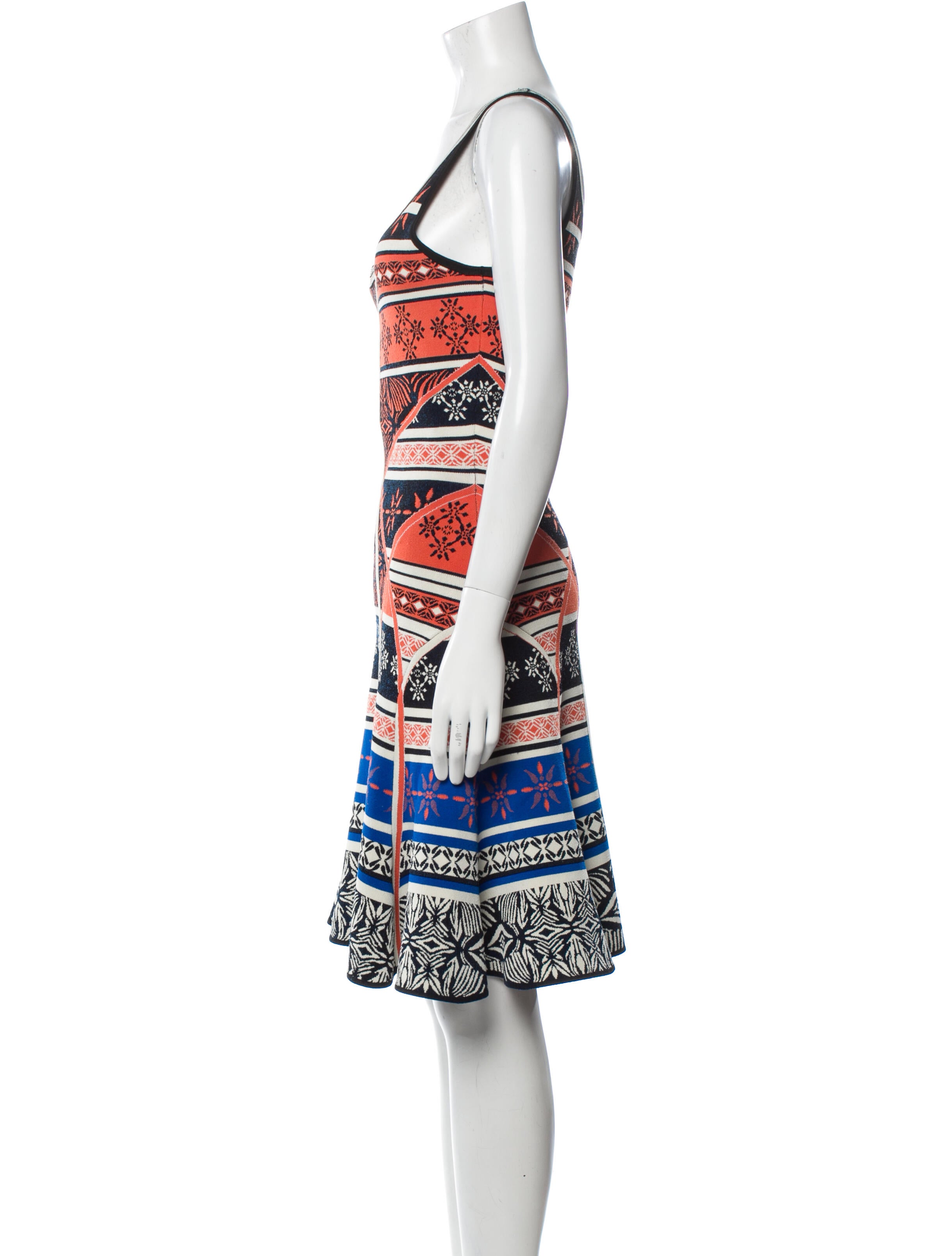 Diane von Furstenberg Printed Knee-Length Dress