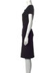 Diane von Furstenberg Scoop Neck Knee-Length Dress