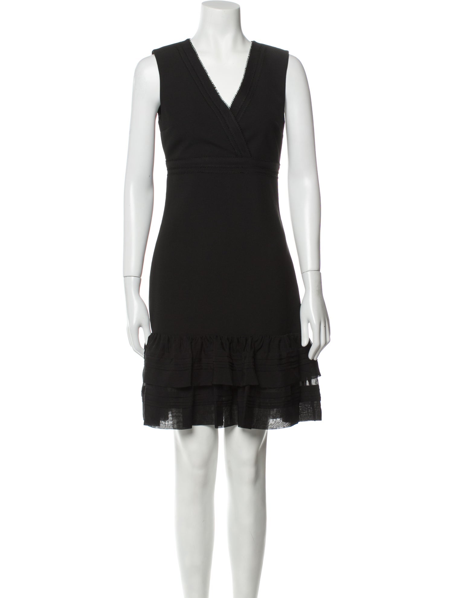 Diane von Furstenberg V-Neck Mini Dress