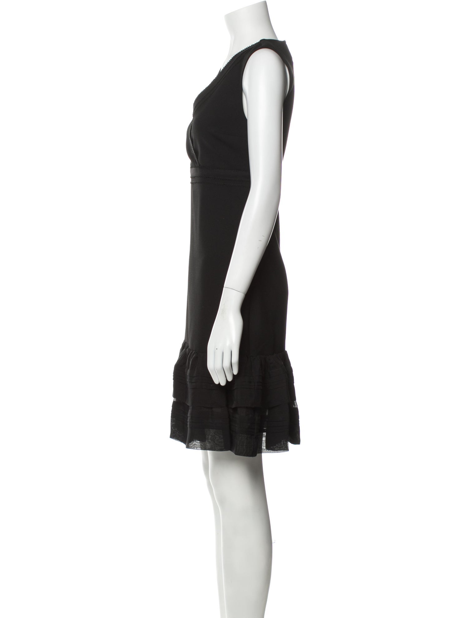 Diane von Furstenberg V-Neck Mini Dress