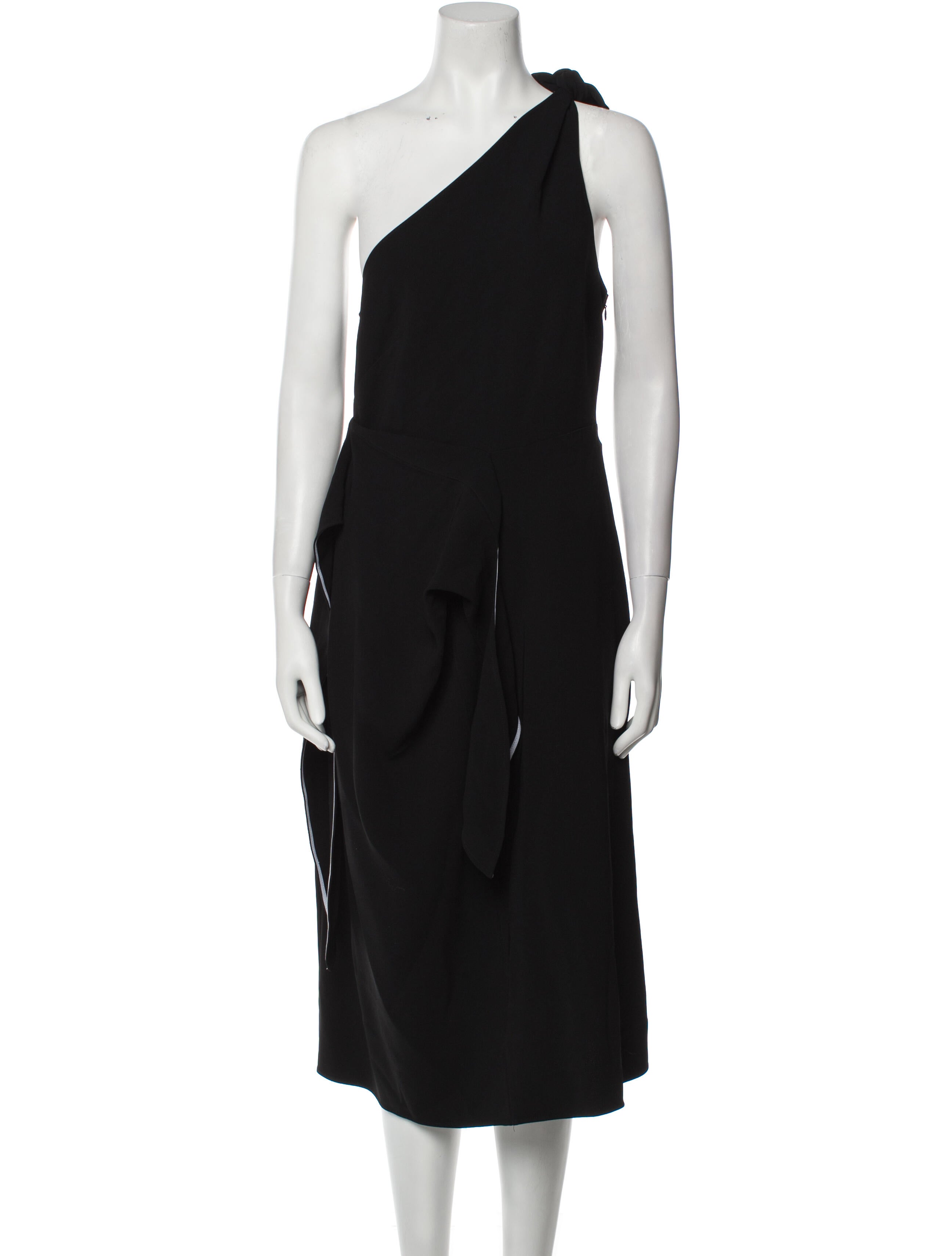 Diane von Furstenberg One-Shoulder Midi Length Dress