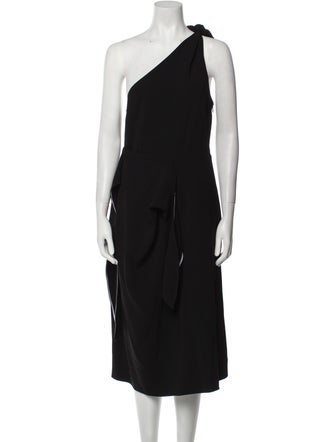 Diane von Furstenberg One-Shoulder Midi Length Dress