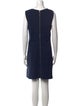 Diane von Furstenberg Scoop Neck Mini Dress