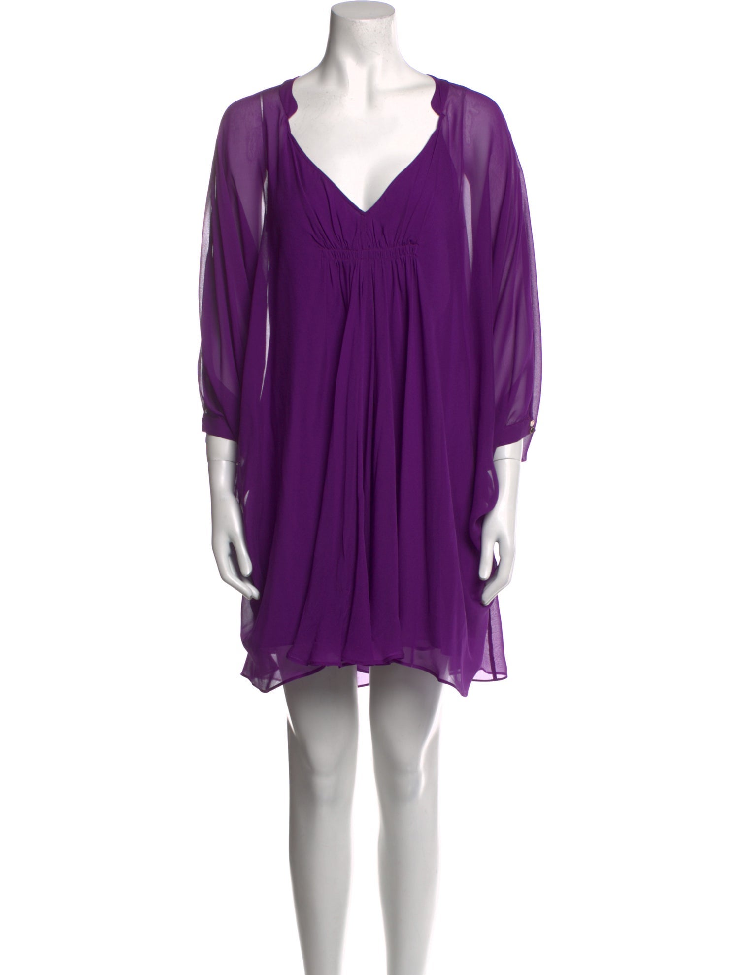 Diane von Furstenberg Silk Cape - Purple Jackets, Clothing - WDI466462 |  The RealReal
