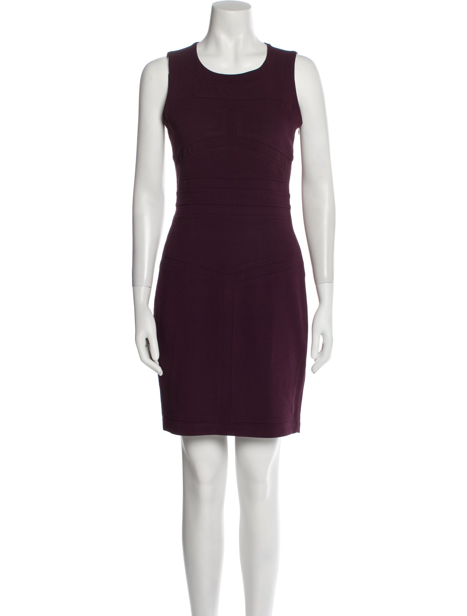 Diane von Furstenberg Scoop Neck Mini Dress
