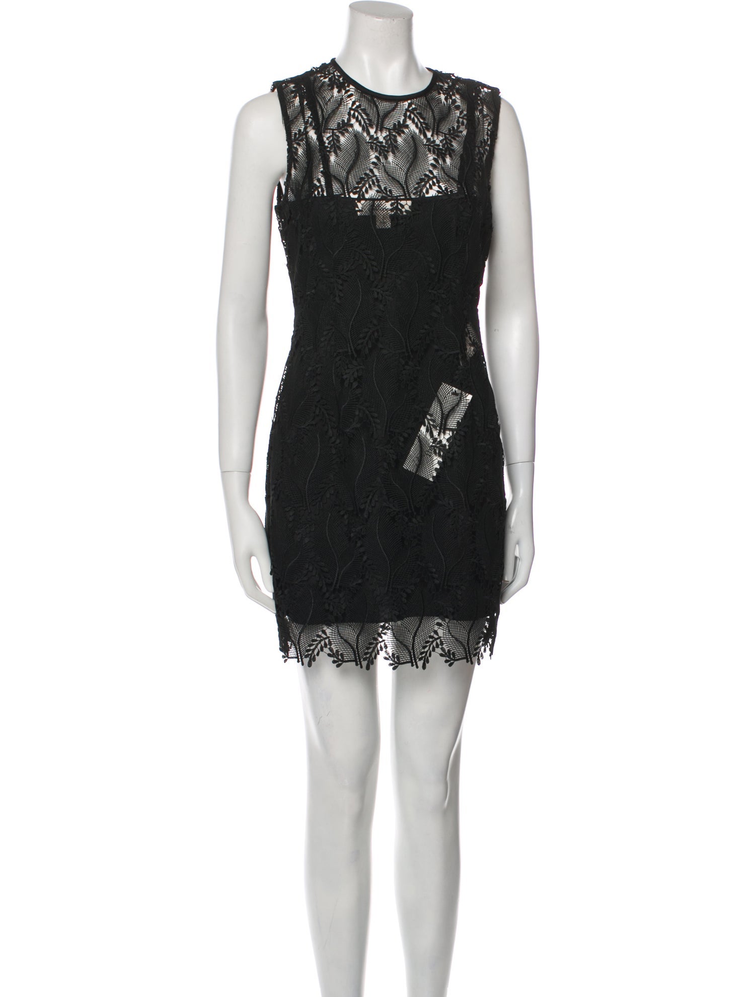 Diane von Furstenberg Lace Pattern Mini Dress