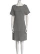 Diane von Furstenberg Scoop Neck Knee-Length Dress