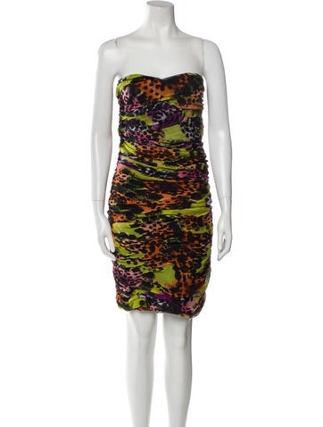 Diane von Furstenberg Dresses Printed Mini Dress XS