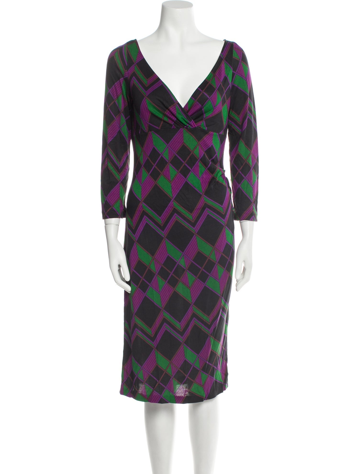 Diane von Furstenberg Silk Midi Length Dress