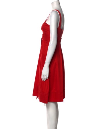 Diane von Furstenberg V-Neck Knee-Length Dress
