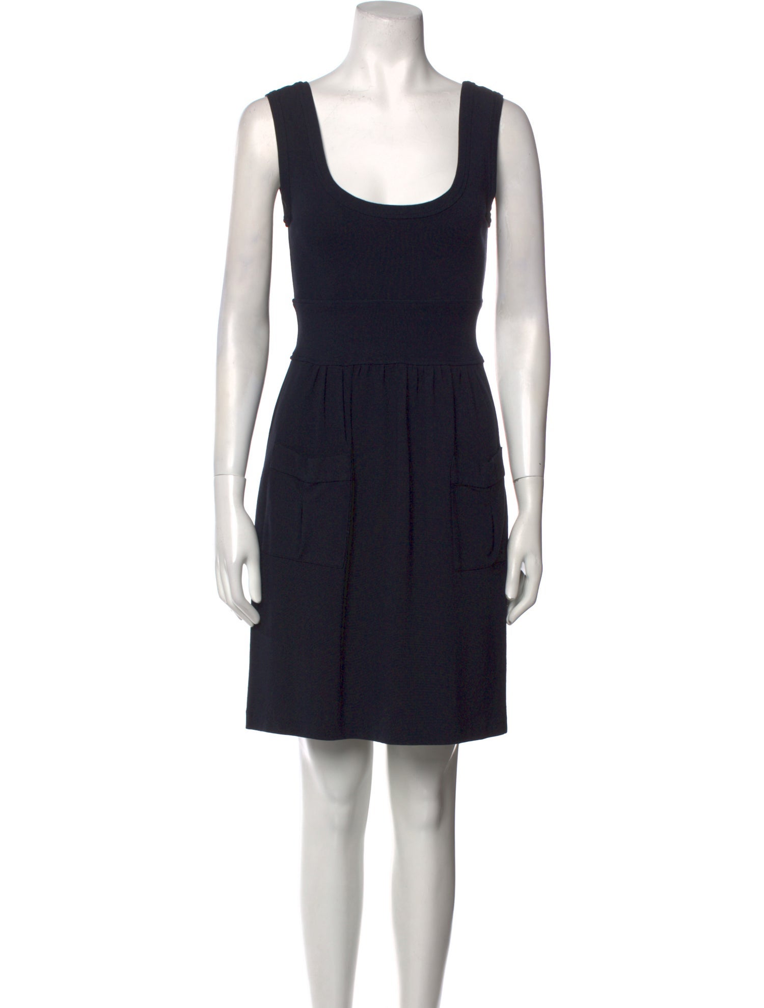 Diane von Furstenberg Scoop Neck Mini Dress