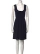 Diane von Furstenberg Scoop Neck Mini Dress