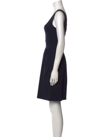 Diane von Furstenberg Scoop Neck Mini Dress