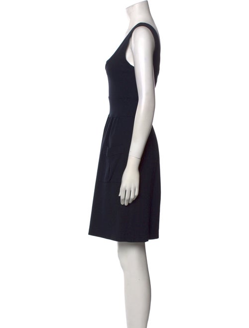Diane von Furstenberg Scoop Neck Mini Dress