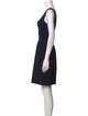 Diane von Furstenberg Scoop Neck Mini Dress