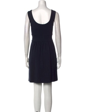 Diane von Furstenberg Scoop Neck Mini Dress