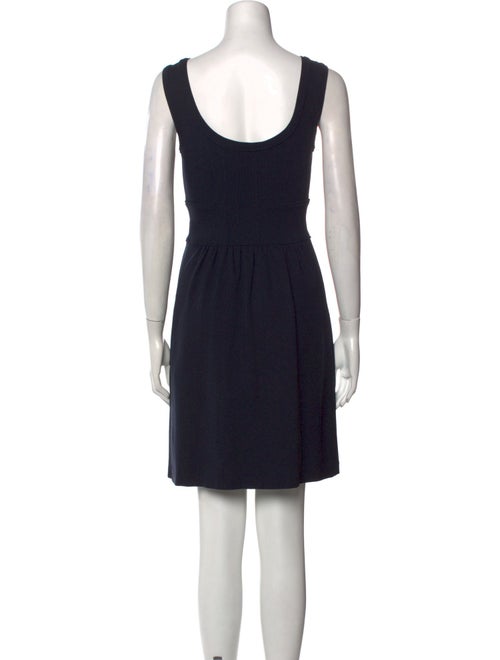 Diane von Furstenberg Scoop Neck Mini Dress