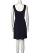 Diane von Furstenberg Scoop Neck Mini Dress