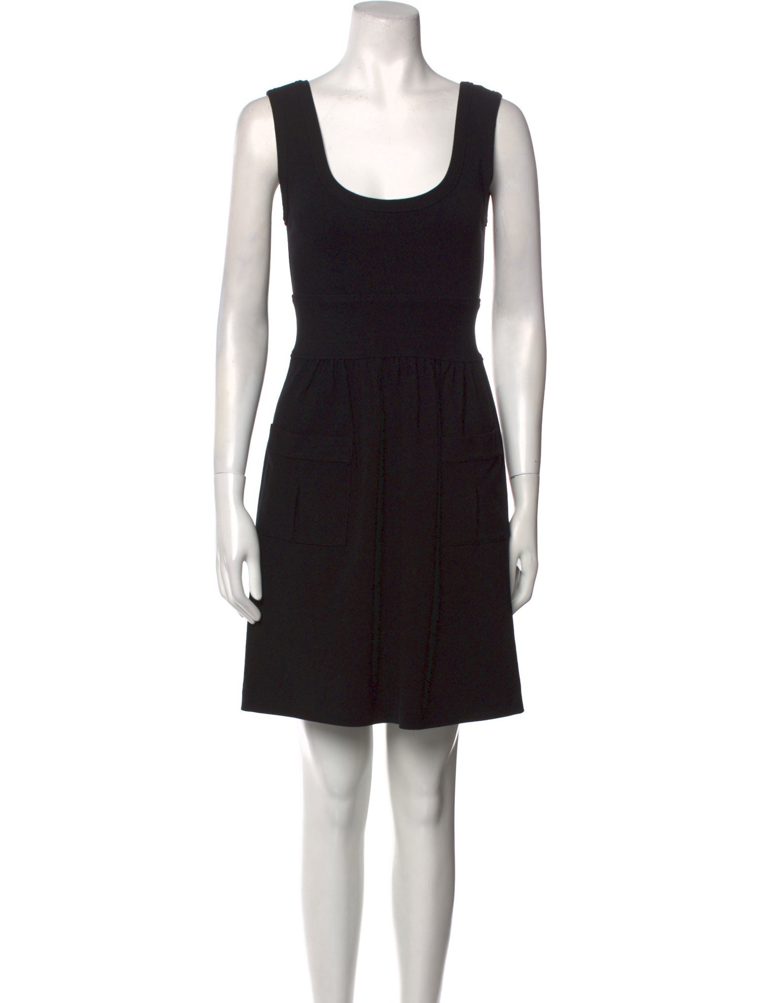 Diane von Furstenberg Scoop Neck Mini Dress