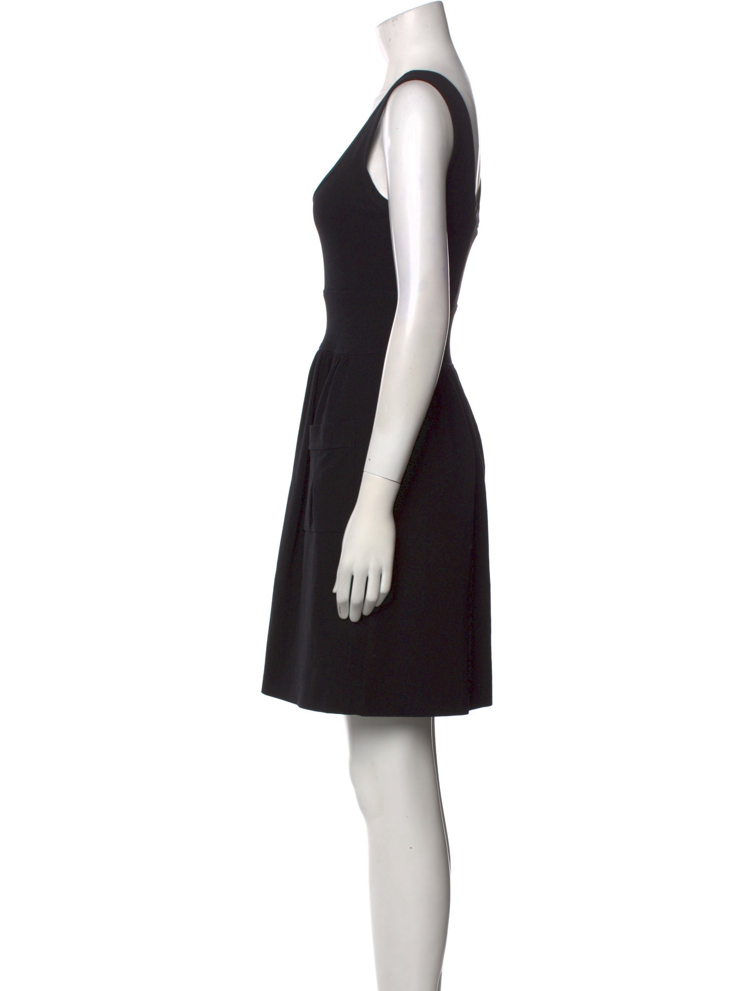 Diane von Furstenberg Scoop Neck Mini Dress