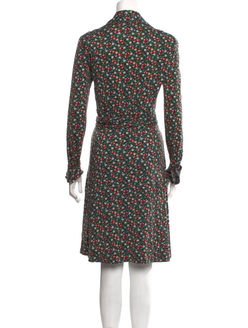 Diane von Furstenberg Floral Print Knee-Length Dress
