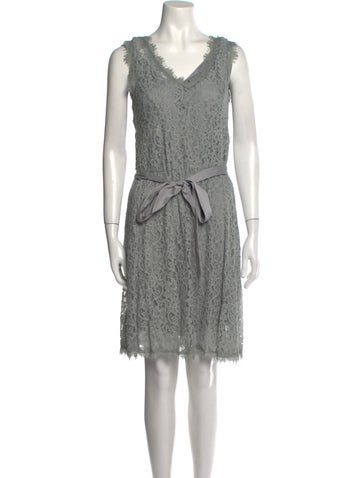 Diane von Furstenberg Dresses Lace Pattern Mini Dress US 2 | XS