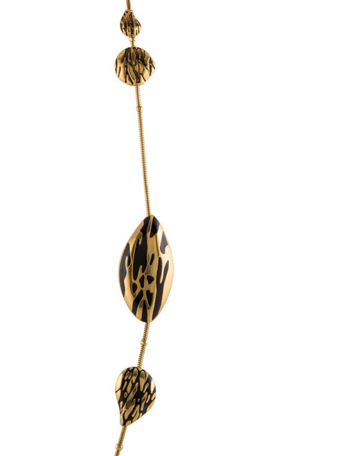 Diane von Furstenberg Twig Dew Drop Long Station Necklace