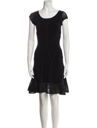 Diane von Furstenberg Scoop Neck Mini Dress